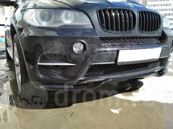 картинка Юбка переднего бампера для bmw x5 e70 рестайлинг магазин  StreetTuning 