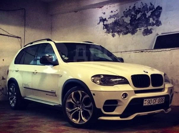 картинка Юбка переднего бампера для bmw x5 e70 рестайлинг магазин  StreetTuning 