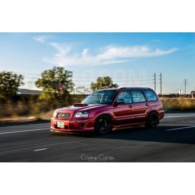 картинка Передние накладки на пороги "Aero splash" для Subaru Forester SG магазин  StreetTuning 