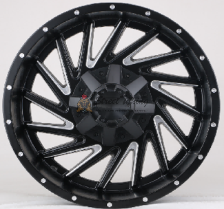 картинка Диски RTX Offroad Spine  R20 10J ET-12 5X127+5X139.7  Matt Black магазин  StreetTuning 