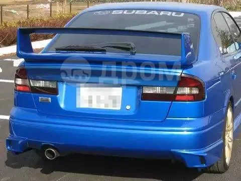картинка Клыки Burn-up накладки на задний бампер Subaru Legacy Be5, Bee магазин  StreetTuning 