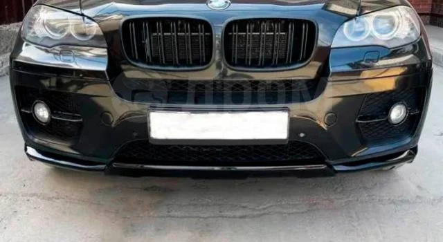 картинка Юбка/элерон переднего бампера для BMW X6 E71 магазин  StreetTuning 