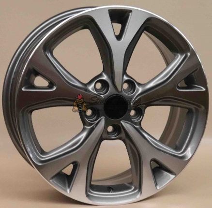 картинка Диски Toyota OEM Style  R17 6.5J ET49 5X114.3 Gray+Silver магазин  StreetTuning 