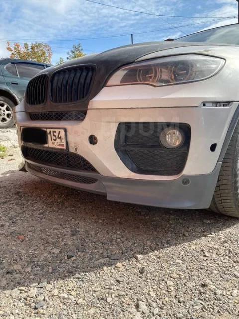 картинка Юбка переднего бампера SRS-Tec для BMW X6 E71 магазин  StreetTuning 