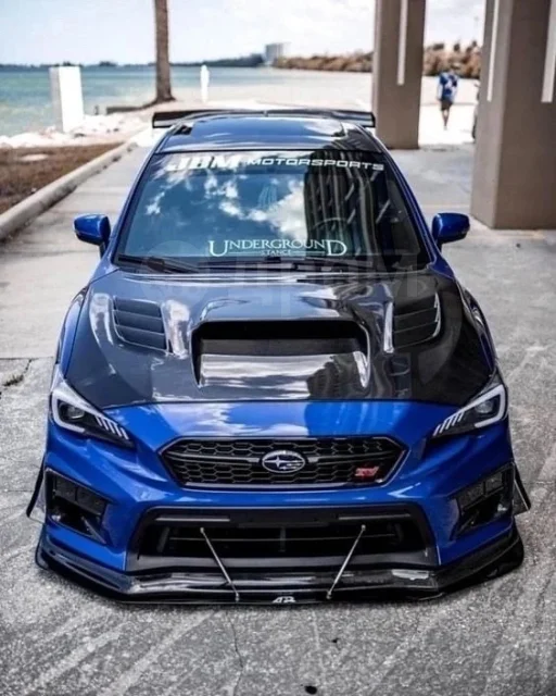 картинка Накладка Varis переднего бампера Subaru Impreza VA WRX, WRX STI 18-20 магазин  StreetTuning 