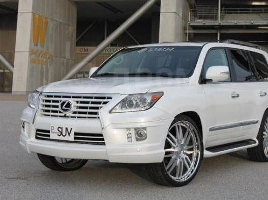 картинка Накладка на передний и задний бампер Double Eight для Lexus LX570 магазин  StreetTuning 