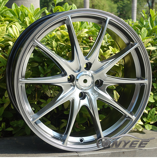 картинка Новые диски Rays G25 R17 4X100 ET40 J7 серебро магазин  StreetTuning 