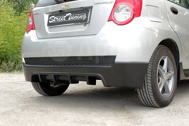 картинка Тюнинг обвес заднего бампера Chevrolet Aveo Хэтчбек 5 дв. 2006-2008 магазин  StreetTuning 