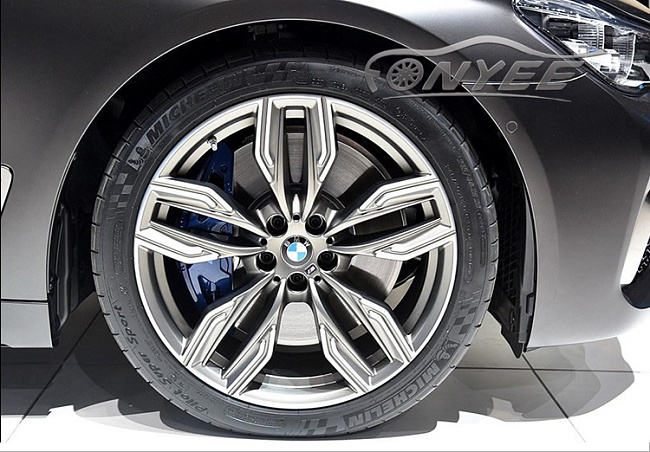 картинка Новые диски BMW 760 M STYLE R17 5X120 ET30 J7,5 черные магазин  StreetTuning 