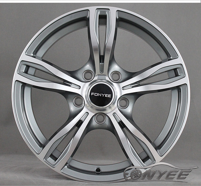 картинка Новые диски BMW F10 style R17 5x120 ET25 J8 серый + серебро магазин  StreetTuning 