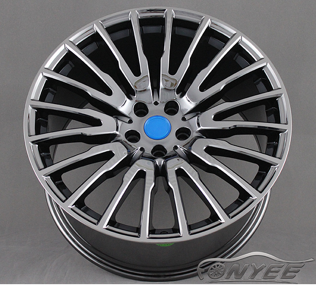 картинка Новые диски BMW 629 M STYLE R20 5X112 ET25 J8,5 черный хром магазин  StreetTuning 