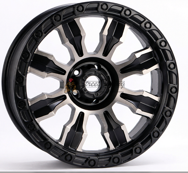 картинка Диски FUEL BEAST D564  R19 8.5J ET0 6X139.7 Matt Black+Silver магазин  StreetTuning 