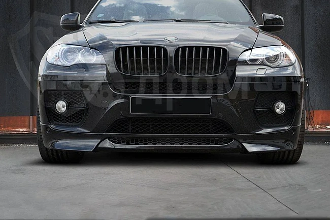 картинка Юбка переднего бампера SRS-Tec для BMW X6 E71 магазин  StreetTuning 