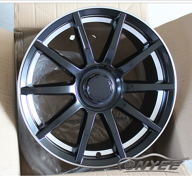 картинка Новые диски Mercedes AMG 10 Spoke R19 5x112 ET43 J9 черные магазин  StreetTuning 