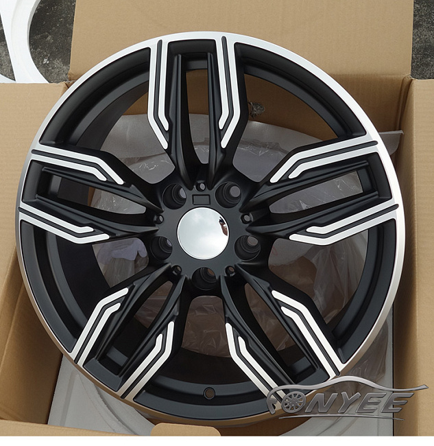 картинка Новые диски BMW 760 M STYLE R17 5X120 ET30 J7,5 черные магазин  StreetTuning 