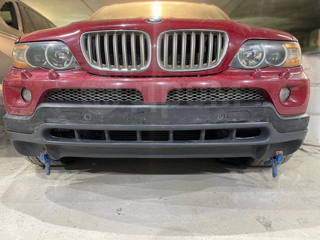 картинка Губа, юбка, накладка на передний бампер стиль 4.8 V2 BMW X5 E53 магазин  StreetTuning 