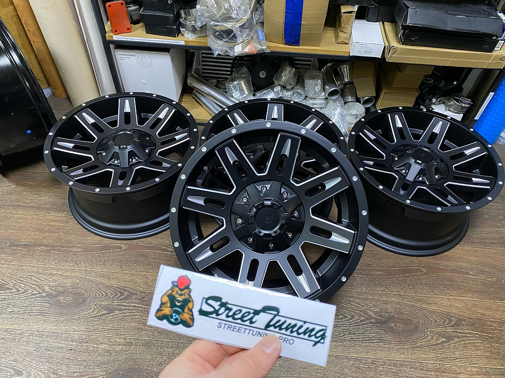 картинка Новые диски STL-HD R18 J9 ET-12 6X139,7 , черный мат от магазина  StreetTuning