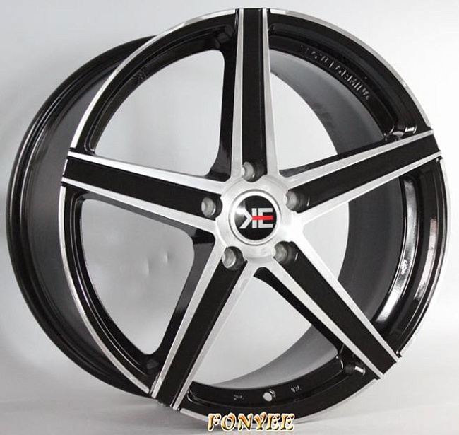 картинка Новые диски KE Flow Forming модель 2 R18 5X108 ET40 J8 черные + серебро магазин  StreetTuning 