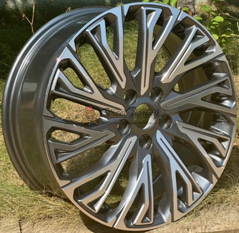 картинка Диски Купить Hongqi FBX233 R18 J7 ET53.5 5X112 graphite+pllished от магазина  StreetTuning