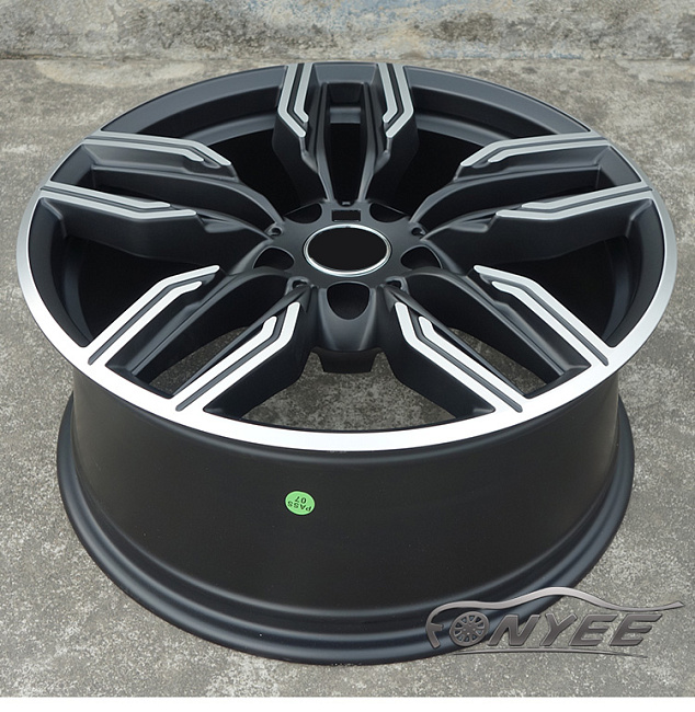 картинка Новые диски BMW 760 M STYLE R17 5X120 ET30 J7,5 черные магазин  StreetTuning 