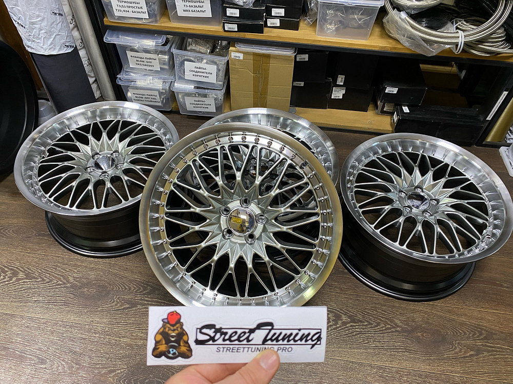 картинка Новые диски VS Work SPL F051 R18 J8.5 ET35 5X100 Hyper Blackолотые от магазина  StreetTuning
