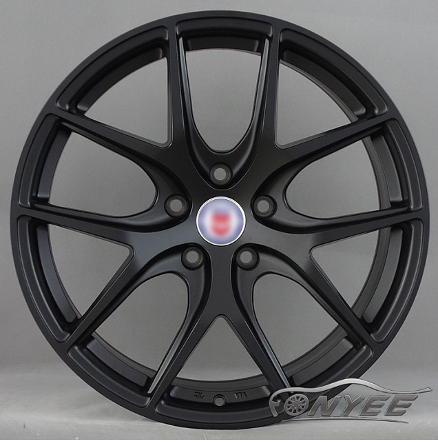 картинка Новые диски HRE P101 R18 5x114,3 ET35 J8,5 черные матовые магазин  StreetTuning 