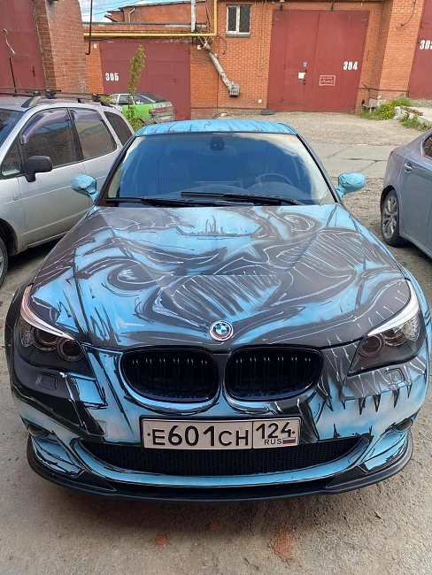 картинка Юбка элерон переднего бампера BMW E60 ,m tex магазин  StreetTuning 