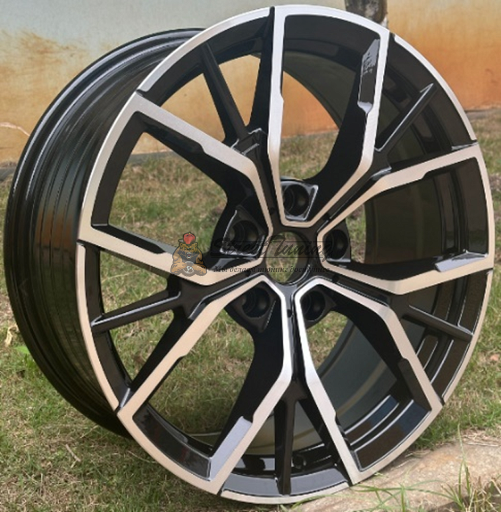 картинка Диски HRE FF10 R18 J8 ET30 5X120 black+polished от магазина  StreetTuning