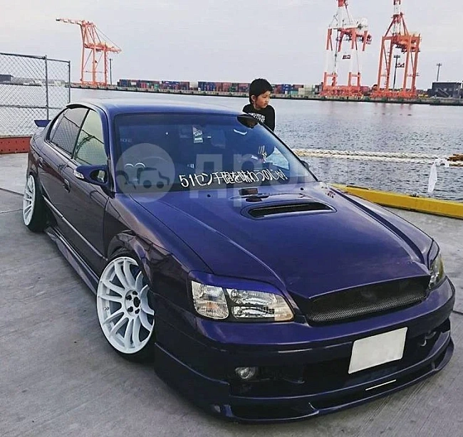картинка Накладка на передний бампер “Pond” для Subaru Legacy bh5 BE5 магазин  StreetTuning 