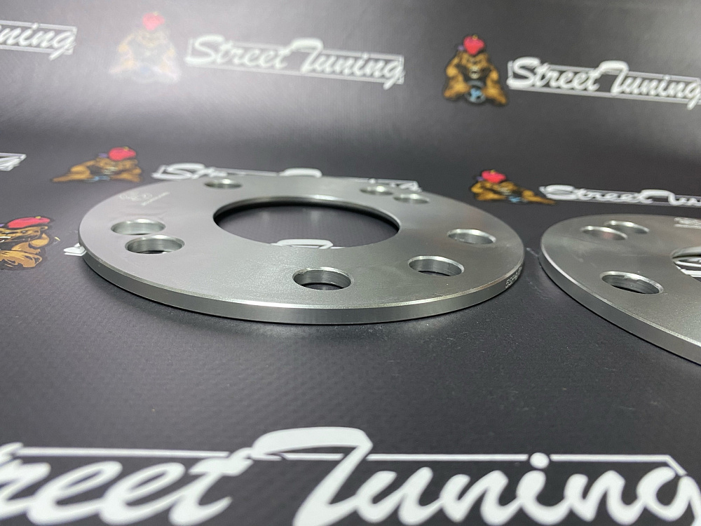 картинка Проставка Starleks 5 мм 4/5x114.3 цо 66.1 сквозная, Silver от магазина  StreetTuning