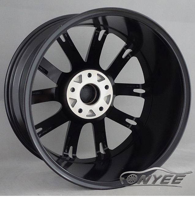 картинка Новые диски Porsche Exclusive Design Black R20 5X130 ET58 J9 черный глянец + серебро магазин  StreetTuning 