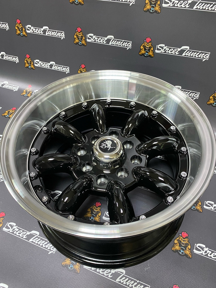 картинка Новые диски Watanabe R13 J7 ET(-7) 4x100/114.3 Black + Silver от магазина  StreetTuning