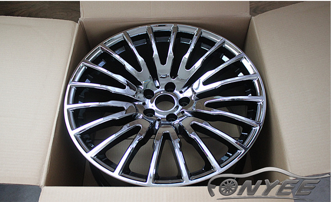 картинка Новые диски BMW 629 M STYLE R20 5X112 ET25 J8,5 черный хром магазин  StreetTuning 
