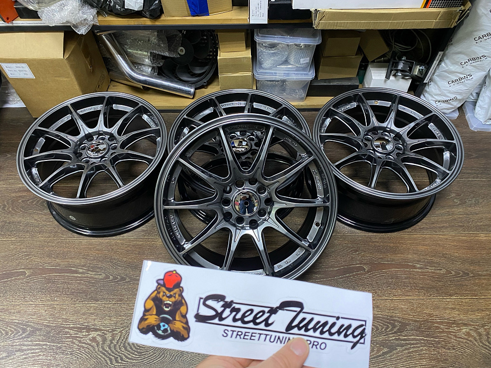 картинка Новые диски OZ RACING R16 J7 ET38 4x100/4X114.3 Hyper Black от магазина  StreetTuning