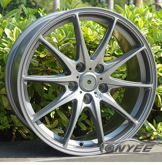 картинка Новые диски Rays G25 R17 5X114,3 ET40 J7 серебристо-серый матовый магазин  StreetTuning 