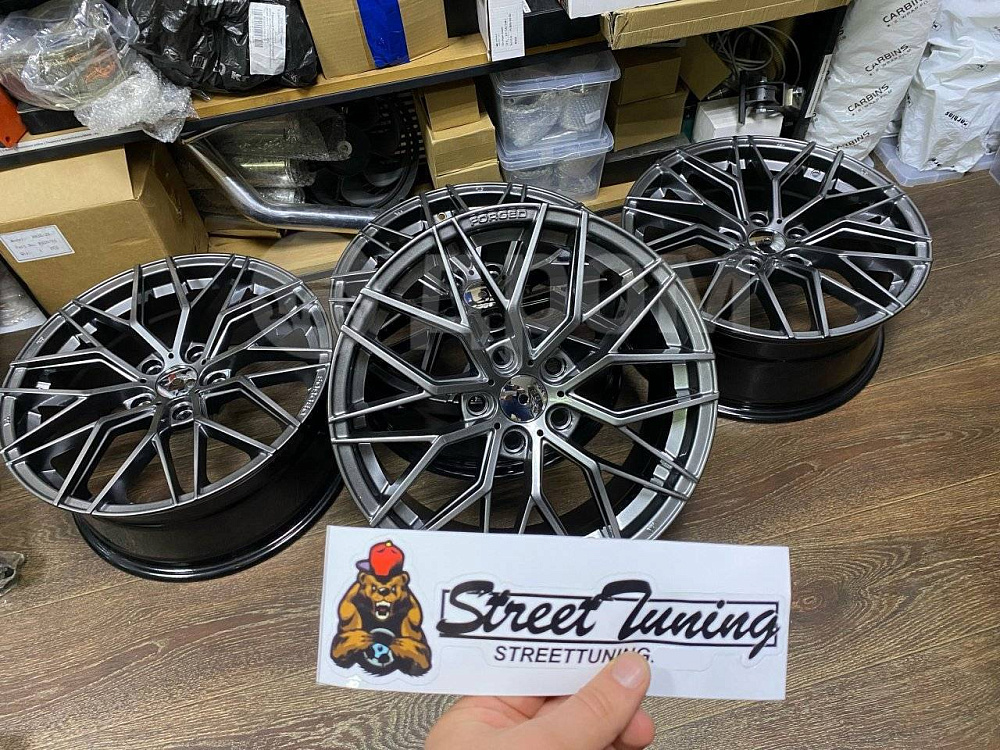 картинка Новые диски Vorsteiner V-FF 107 R17 J7.5 ET38 5X108 Hyper Black от магазина  StreetTuning