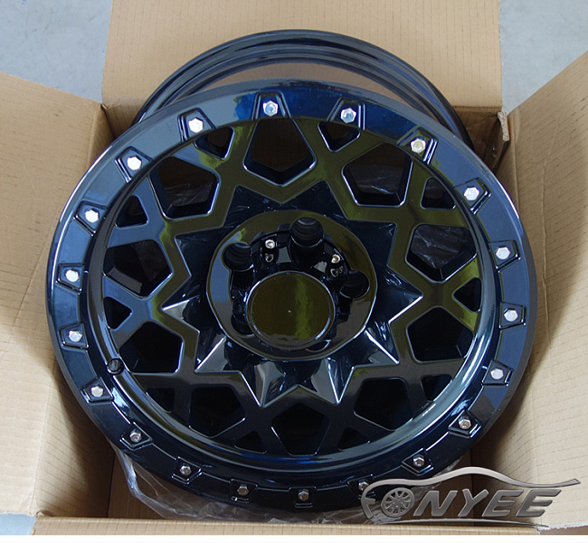 картинка Новые диски Black Rhino Sprocket R17 5X127 ET0 J8,5 черный глянец магазин  StreetTuning 