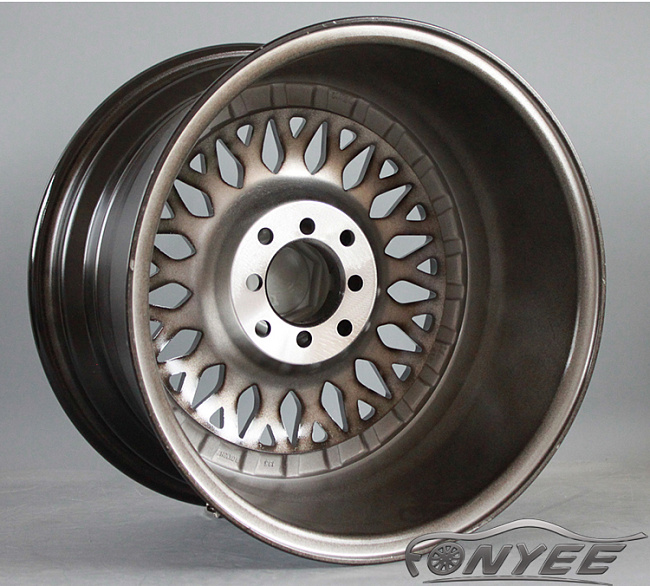картинка Новые диски BBS RS R15 5X100/5X114,3 ET20 J7 черные + полированная полка магазин  StreetTuning 
