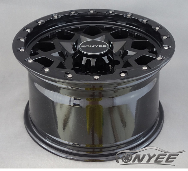 картинка Новые диски Black Rhino Sprocket R17 5X127 ET0 J8,5 черный глянец магазин  StreetTuning 