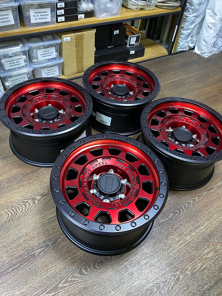 картинка Новые диски Black Rhino 1206 - R17 j8.5 ET0 6x139.7 red/black от магазина  StreetTuning
