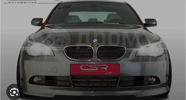 картинка Губа, накладка CSR на штатный бампер CSR для BMW e60 магазин  StreetTuning 
