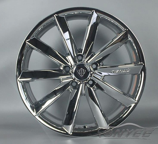 картинка Новые диски Fledermaus - Cuervo10 R17 J7 ET42 5x114,3 темный хром магазин  StreetTuning 