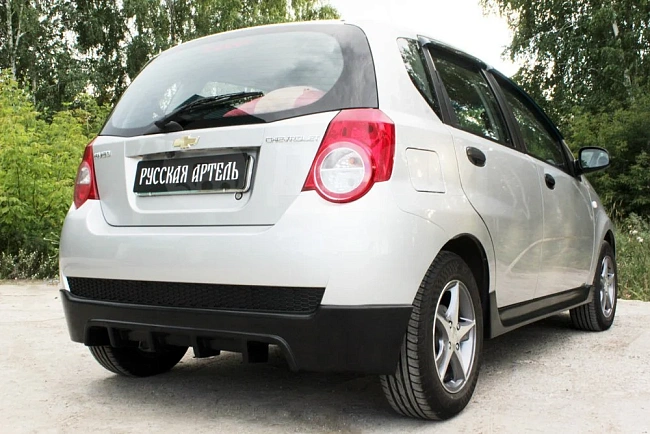 картинка Тюнинг обвес заднего бампера Chevrolet Aveo Хэтчбек 5 дв. 2006-2008 магазин  StreetTuning 