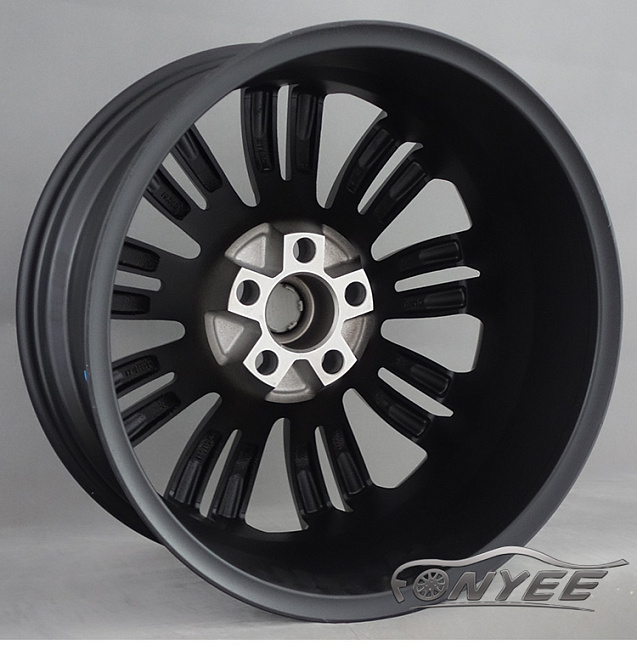картинка Новые диски RANGE ROVER VELAR R20 5x108 ET42 J9 черный мат + серебро магазин  StreetTuning 