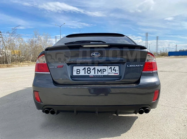 картинка Диффузор заднего бампера для Subaru Legacy BL магазин  StreetTuning 