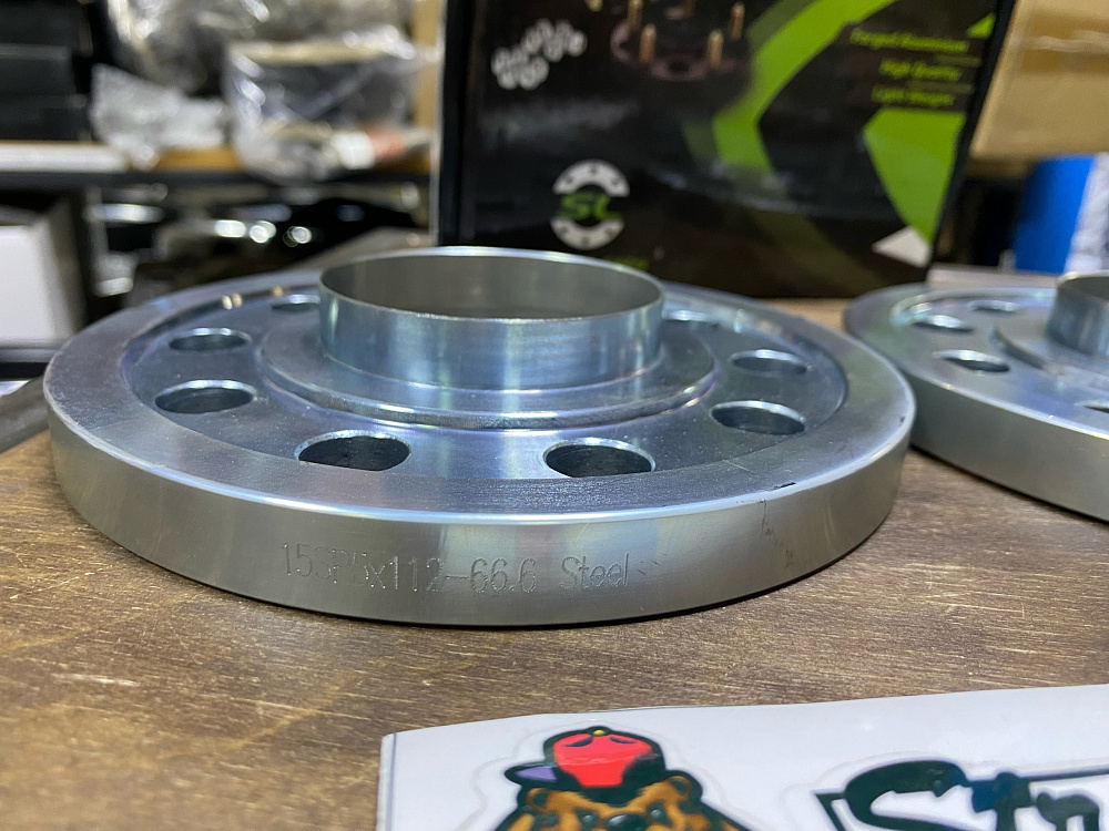 картинка Проставка Starleks 15 мм 5x112  цо 66.6, сталь от магазина  StreetTuning