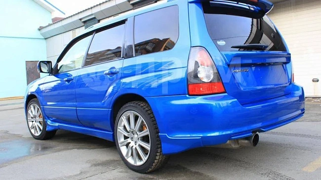 картинка Опциональные накладки на задний бампер Subaru Forester SG (реплика) магазин  StreetTuning 