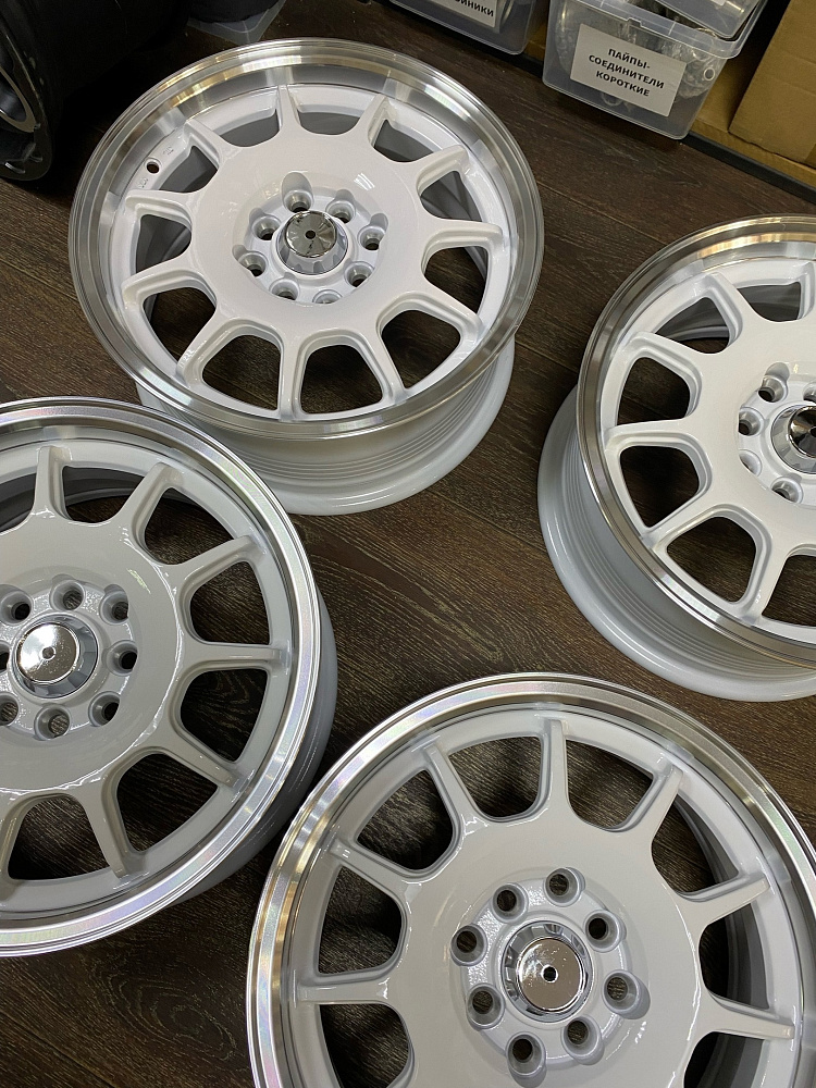 картинка Новые диски Sprint Hart R15 J6,5 ET35 4x100/4x114.3 , белые от магазина  StreetTuning