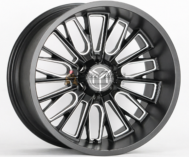 картинка Диски 1379  R20 10J ET-18 6X139.7 Matt Black+Silver магазин  StreetTuning 
